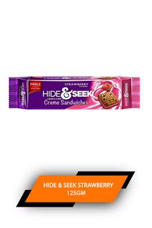 Parle Hide & Seek Strawberry Creme 125gm